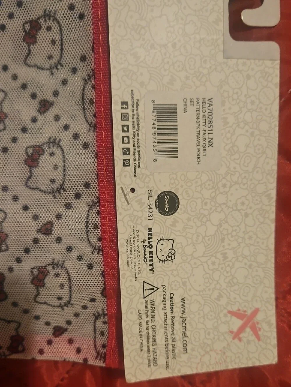 Hello Kitty-Travel Pouches